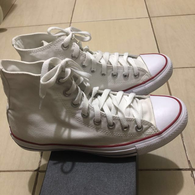 used once unisex all star hi-cut converse