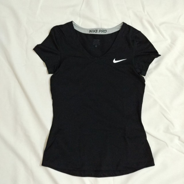 Women's Nike Pro Dri-Fit Black T-Shirt 