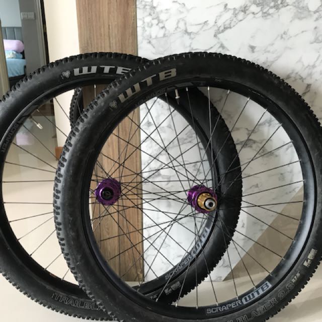 WTB i40 Scraper 650B Hope Pro Evo Hub with WTB Trail Blazer