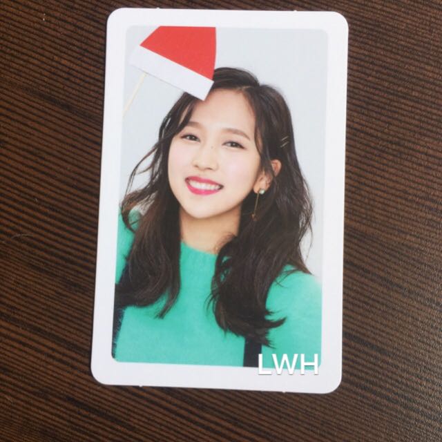 Wtt Wts Twice Merry Happy Photocard Mina Tzuyu