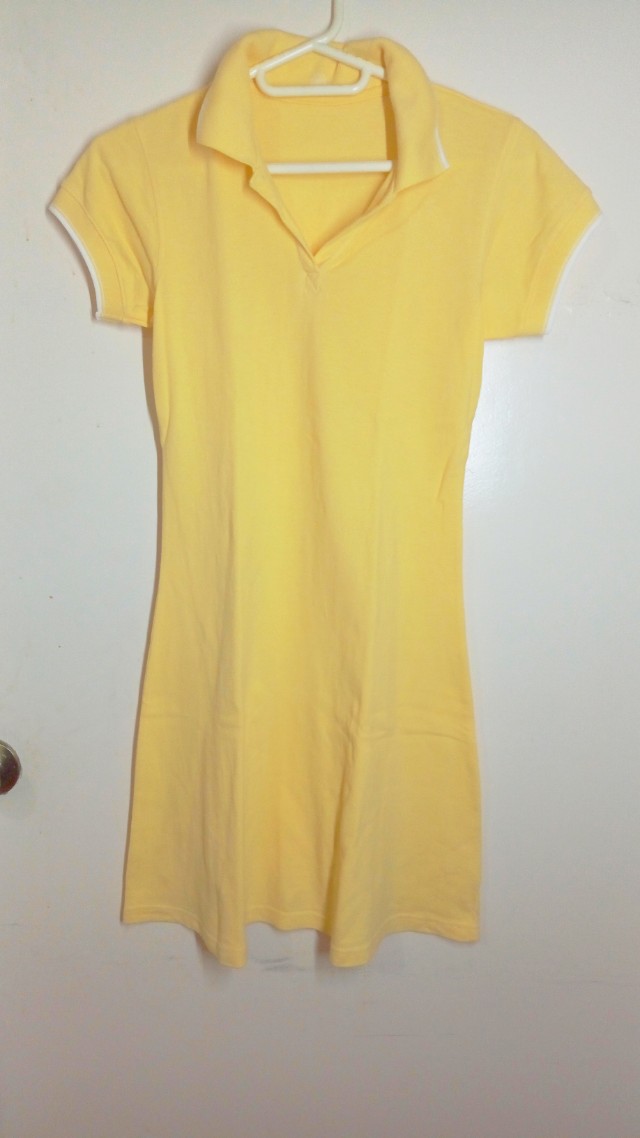 Yellow Collared Dress