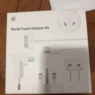 apple world travel adapter kit (5 items only)