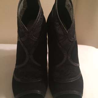 Karen Millen Black Booties