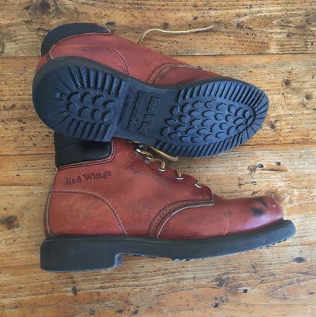 red wing boots marks