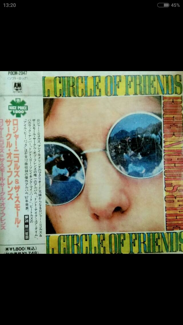 Arthcd Roger Nichols The Small Circle Of Friends Self Titled Japan Press Cd Obi Strip Indie Pop Music Media Cds Dvds Other Media On Carousell