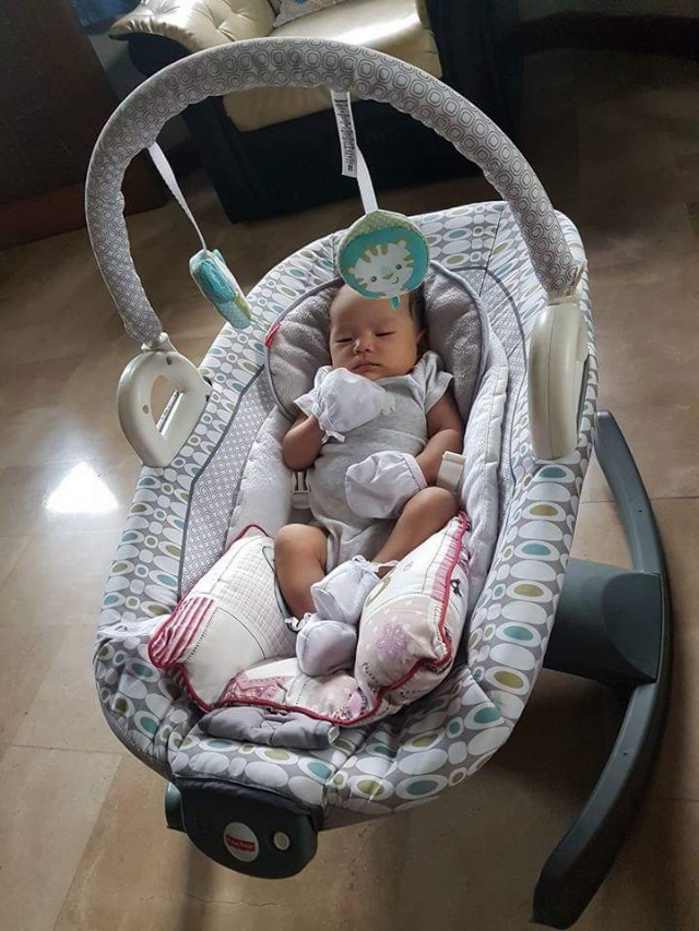 Baby carrier store swing