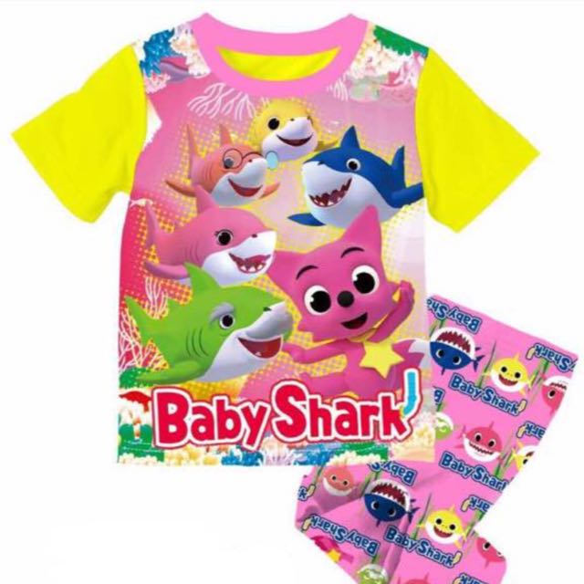 Baby Shark Pajamas, Babies & Kids, Babies & Kids Fashion on Carousell
