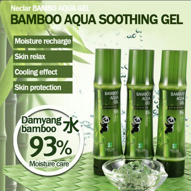 Neclar Bamboo Aqua Soothing Gel 250ml Health Beauty Bath Body On Carousell