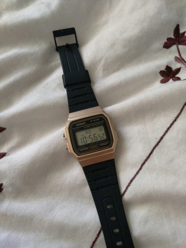 casio watch silicone strap