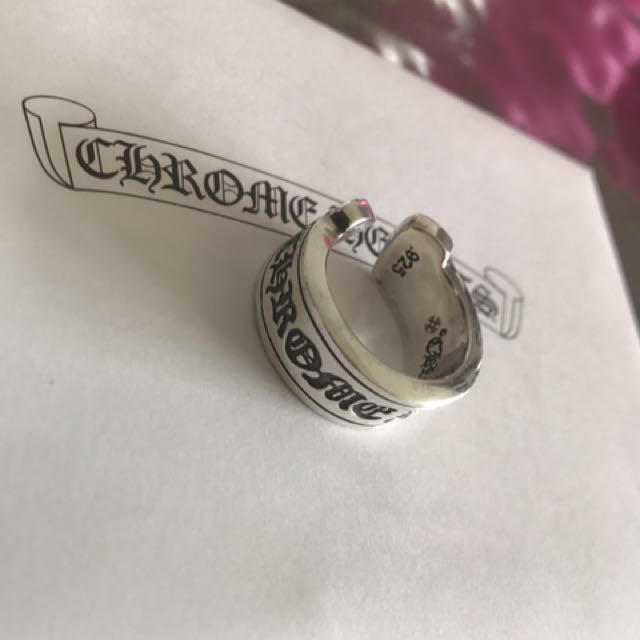 Chrome hearts scroll ring, Luxury 