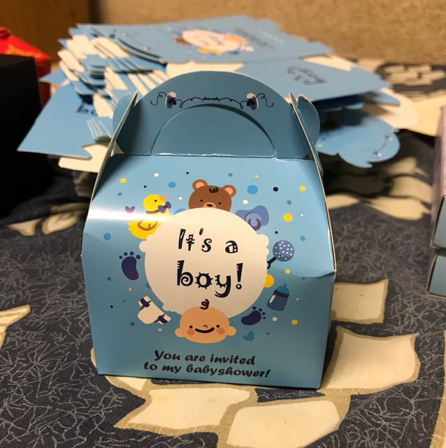 baby shower sweet boxes