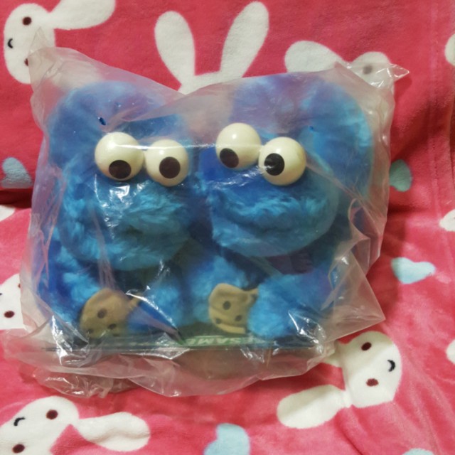 Cookie Monster Bedroom Slippers (Brand 