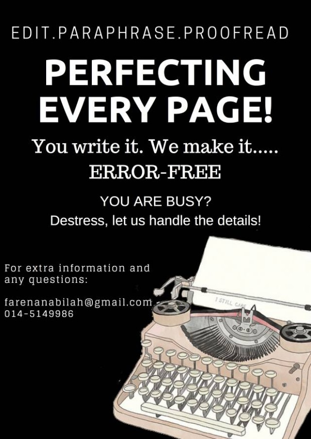 thing else - others hi im doing services for editing, rephrase