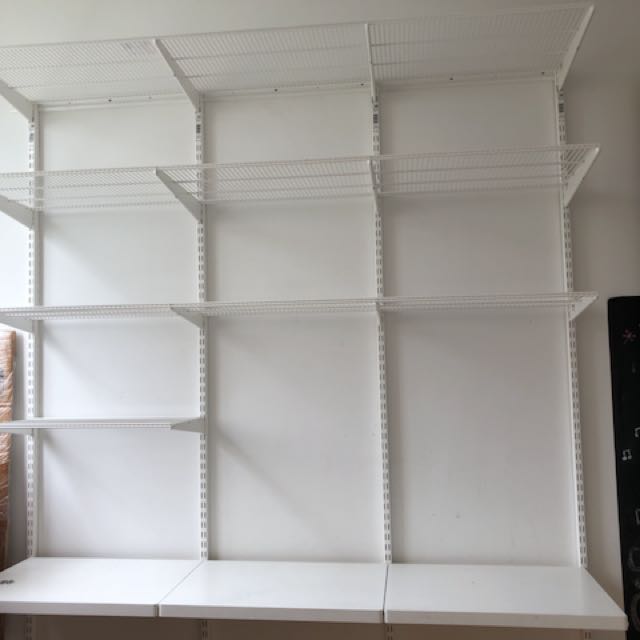 Elfa Flexible Shelving Unit Furniture Others On Carousell