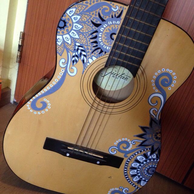 Guitar Painting Service Design Craft Art Prints On Carousell
