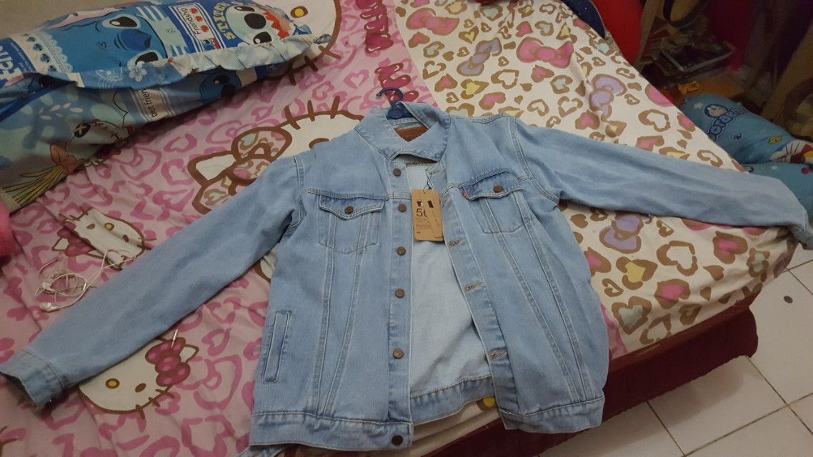 oversize jaket jeans