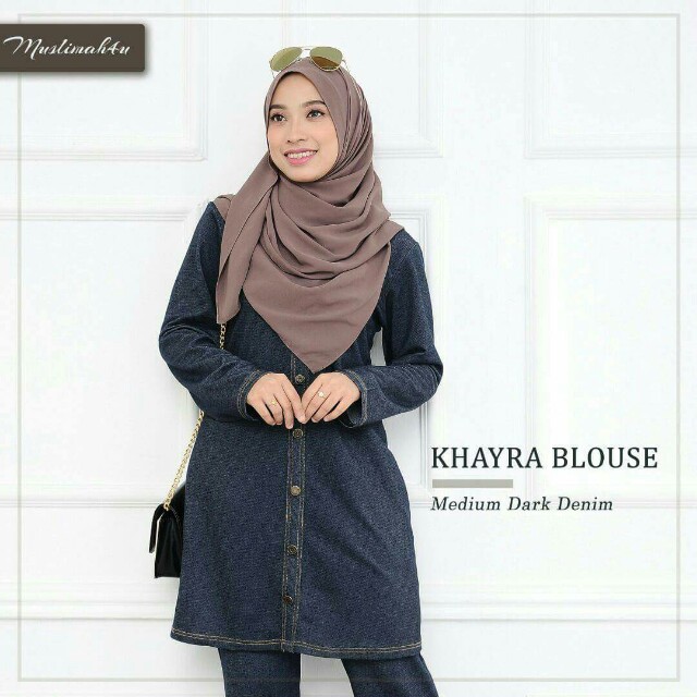 denim muslimah style