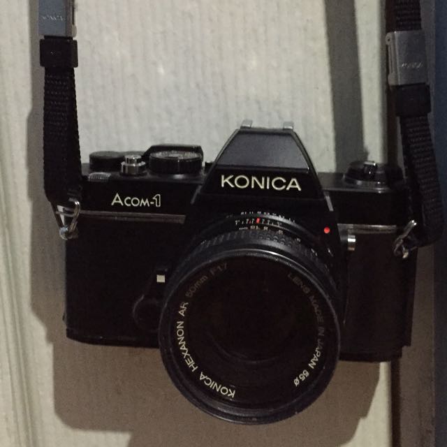 Konica Film Camera Acom 1 Slr Photography Cameras On Carousell