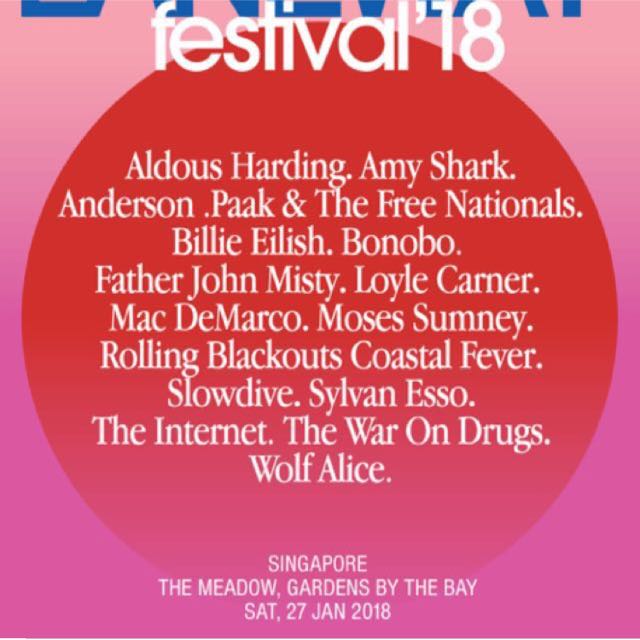 Laneway 2018 Ticket, Tickets & Vouchers, Event Tickets on Carousell