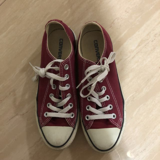 maroon converse shoes womens