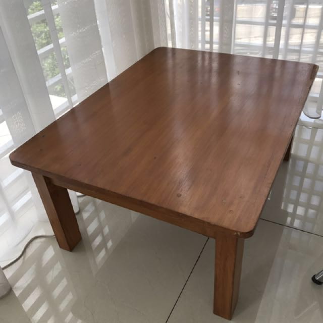 Meja Kayu Meja Lesehan Meja Kost Pendek Perabotan Rumah On Carousell Meja ini merupakan jenis meja yang pendek. meja kayu meja lesehan meja kost pendek