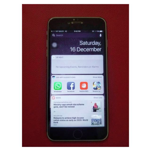 mobile (Category: Other Mobile & Gadget Accessories) located in Kajang. Submitted by shaf3037 (Listing ID 144662136, Image 2). Description: iphone 6plus (16gb) -condition 8/10 -free charger & casing -price rm950 nett -cod - kajang,cheras,serdang call or wasap 017 3939932 shaf.