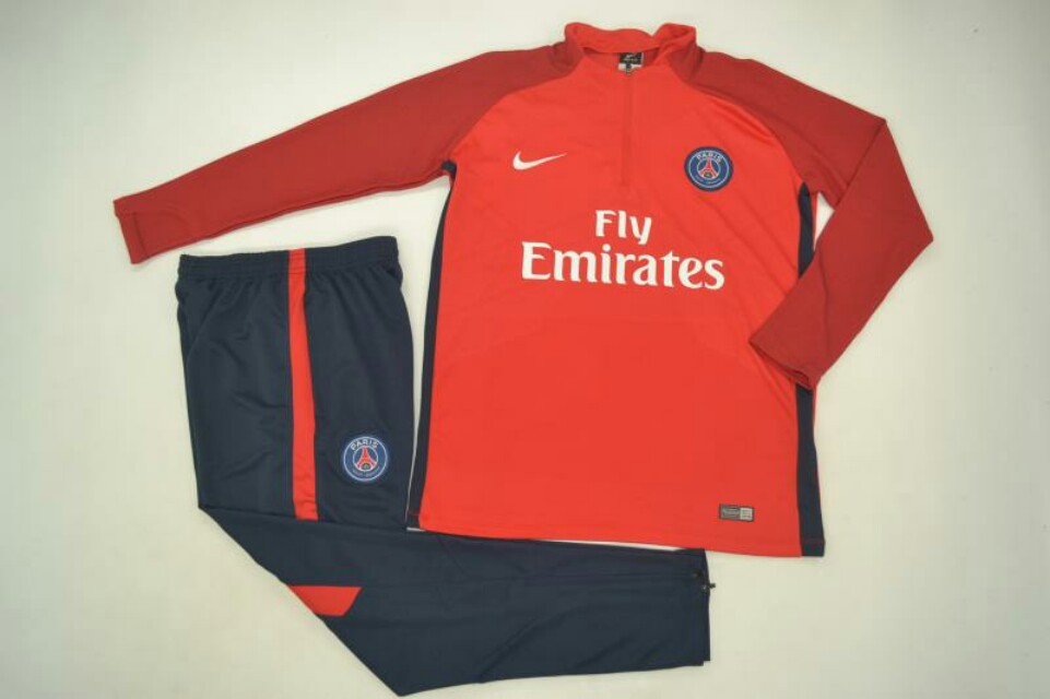 psg red training top