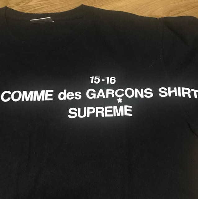Comme des garcons supreme long sleeve outlet