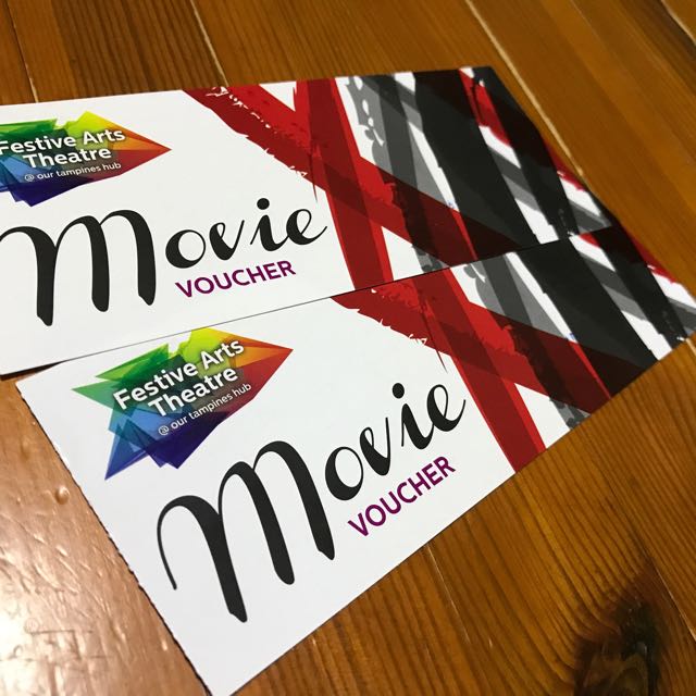 10 movie voucher at tampines hub Festive Arts Theatre, Tickets