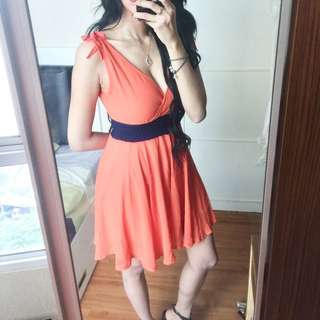Orange dress