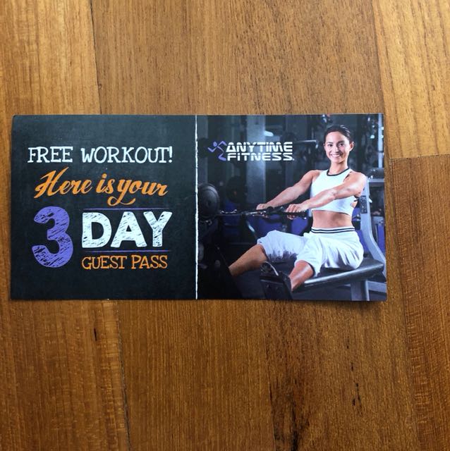 Anytime Fitness 3 Day Guest Pass