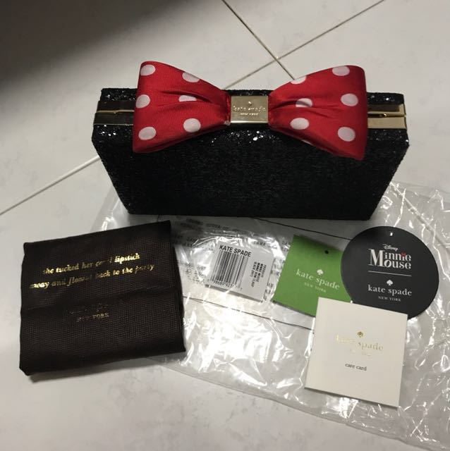 Kate spade sales minnie mouse clutch
