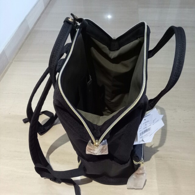 Black Anello Backpack 100 Authentic, Women's Fashion, Bags & Wallets