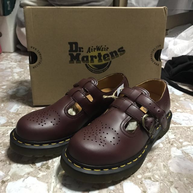 dr martens cherry red mary jane