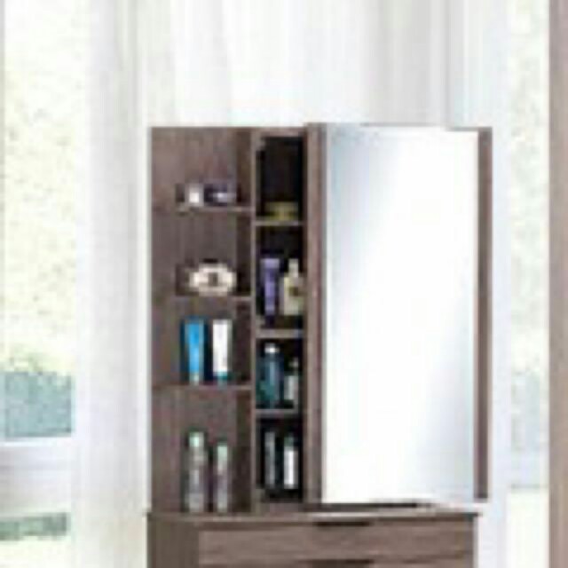 Bnib Dressing Table With Sliding Mirror Furniture Shelves Drawers On Carousell Update your dressing table with a stylish new mirror. bnib dressing table with sliding mirror