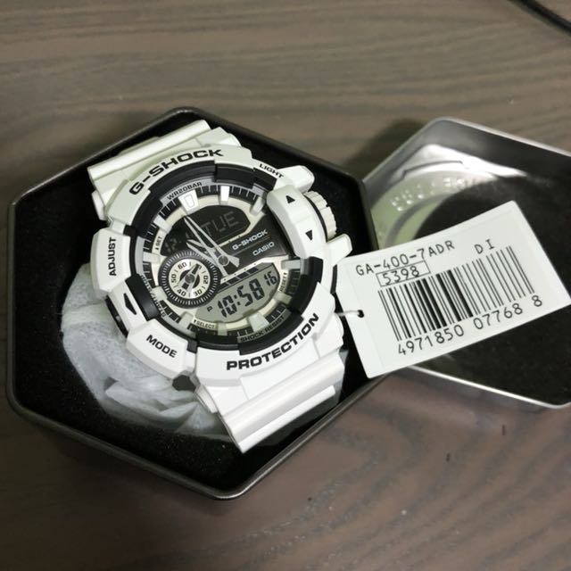 Casio G Shock GA 400 7ADR White