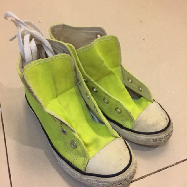 green converse shoes kids