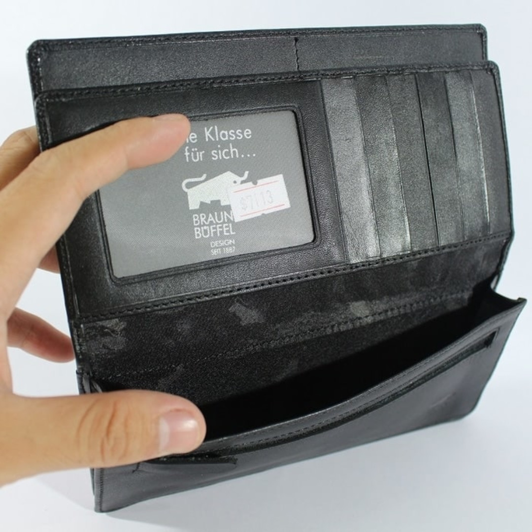 DOMPET KULIT PRIA PANJANG IMPORT BRANDED BRAUN BUFFEL 