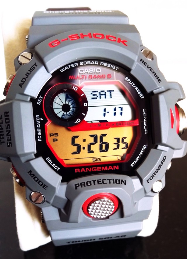 G Shock grey rangeman