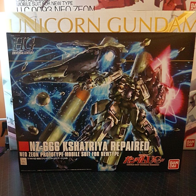 Gundam Hg Nz666 Kshatriya Repaired Toys Games Bricks Figurines On Carousell