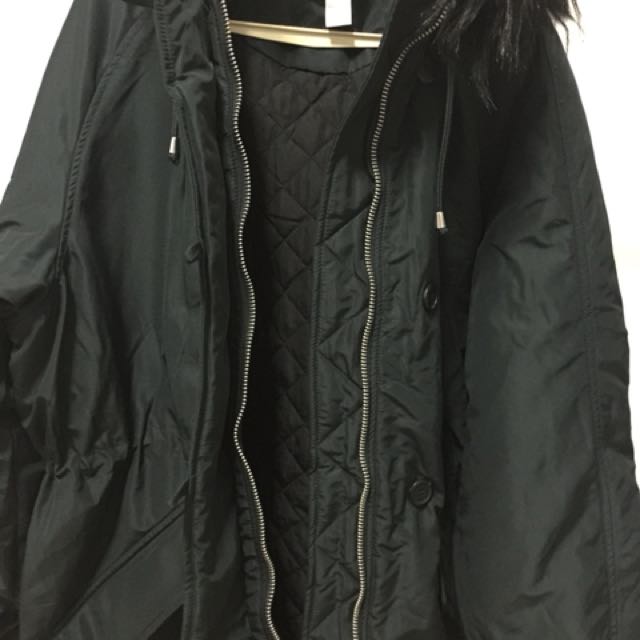 H M Hooded Winter Jacket Women S Fashion Clothes Outerwear On