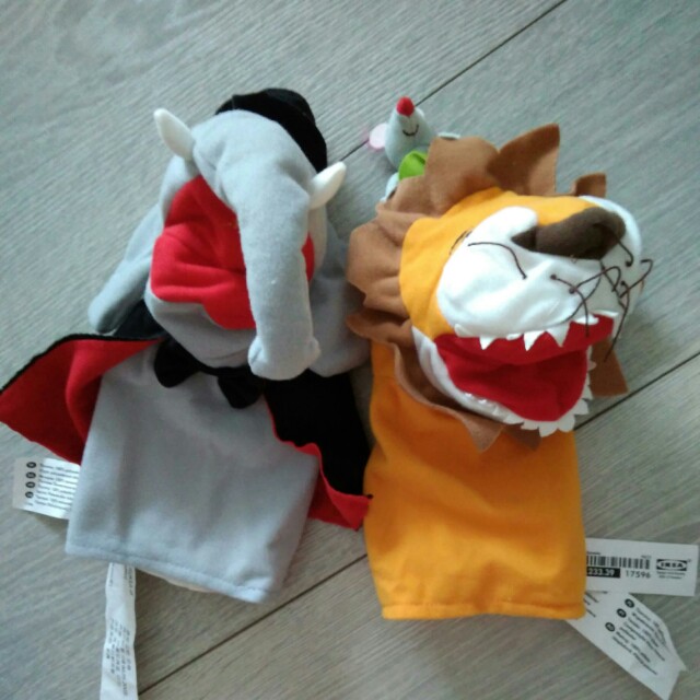 ikea hand puppets