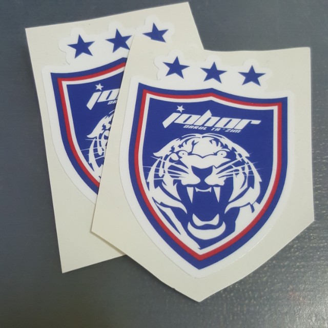 Johor JDT stickers, Motorcycles, Motorcycle Accessories on Carousell