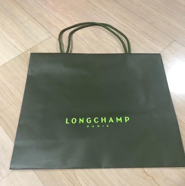 longchamp paper bag
