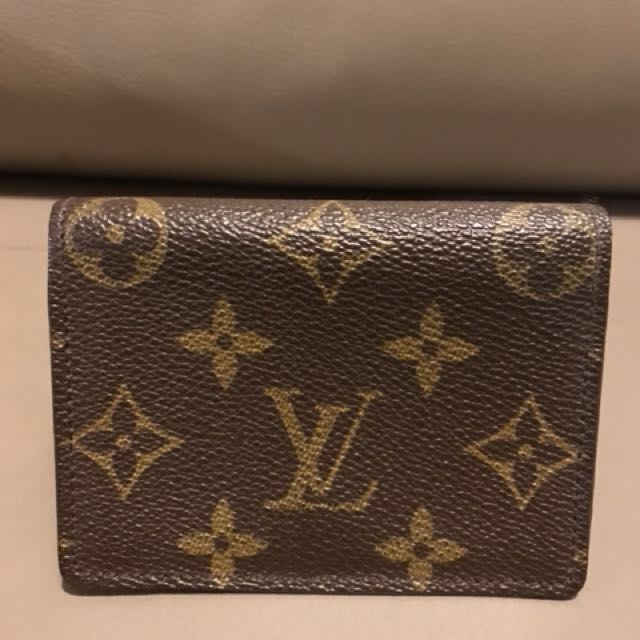 Louis Vuitton Vintage Monogram Canvas Business Card Holder (SHF