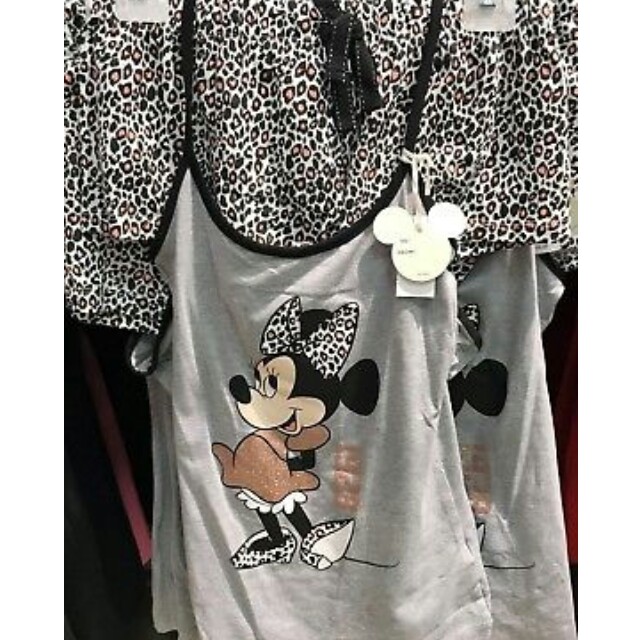 Disney Store Minnie Mouse Cami & Brief Pajamas Set Women Size XS XL XXL