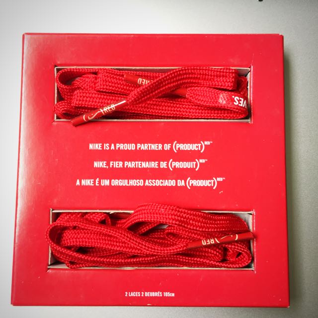 nike red laces