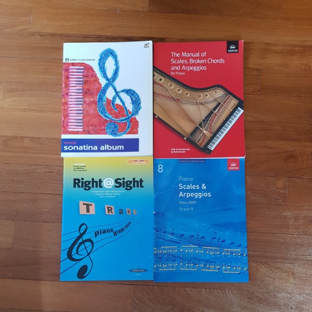 Piano Books Abrsm Exam Books Books Stationery Textbooks On