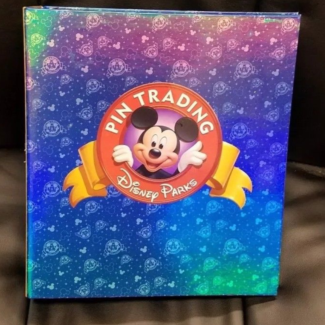 Disney Parks Exclusive Pin Trading 3-Ring Binder Album Book with