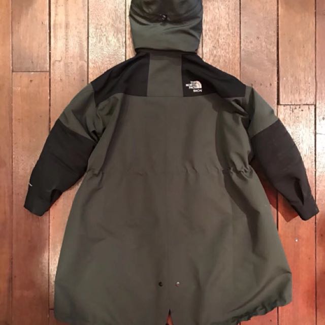 Sacai x the north face long jacket, 名牌, 服裝- Carousell